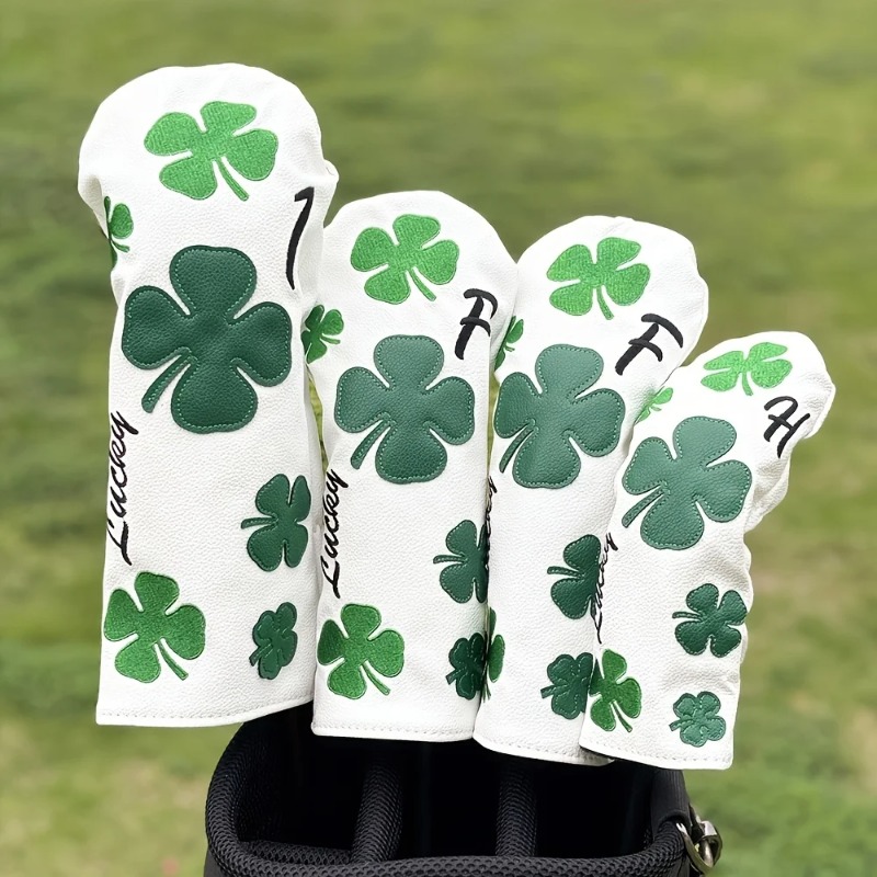 Golf Equipment Suppliers - 세련된 클로버 골프 클럽 헤드커버 -