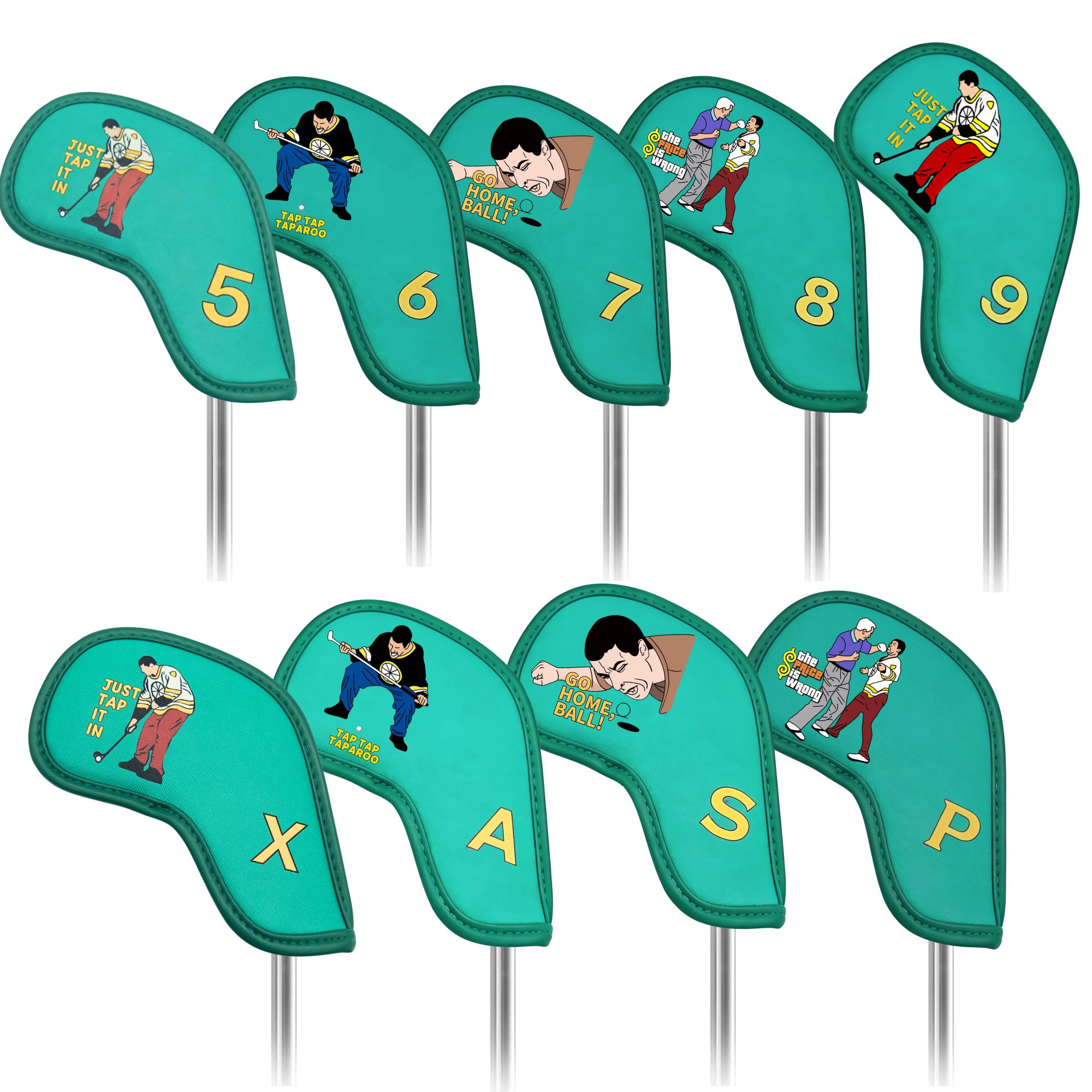 Golf Equipment Suppliers - 재미있는 만화 디자인의 골프 아이언 커버