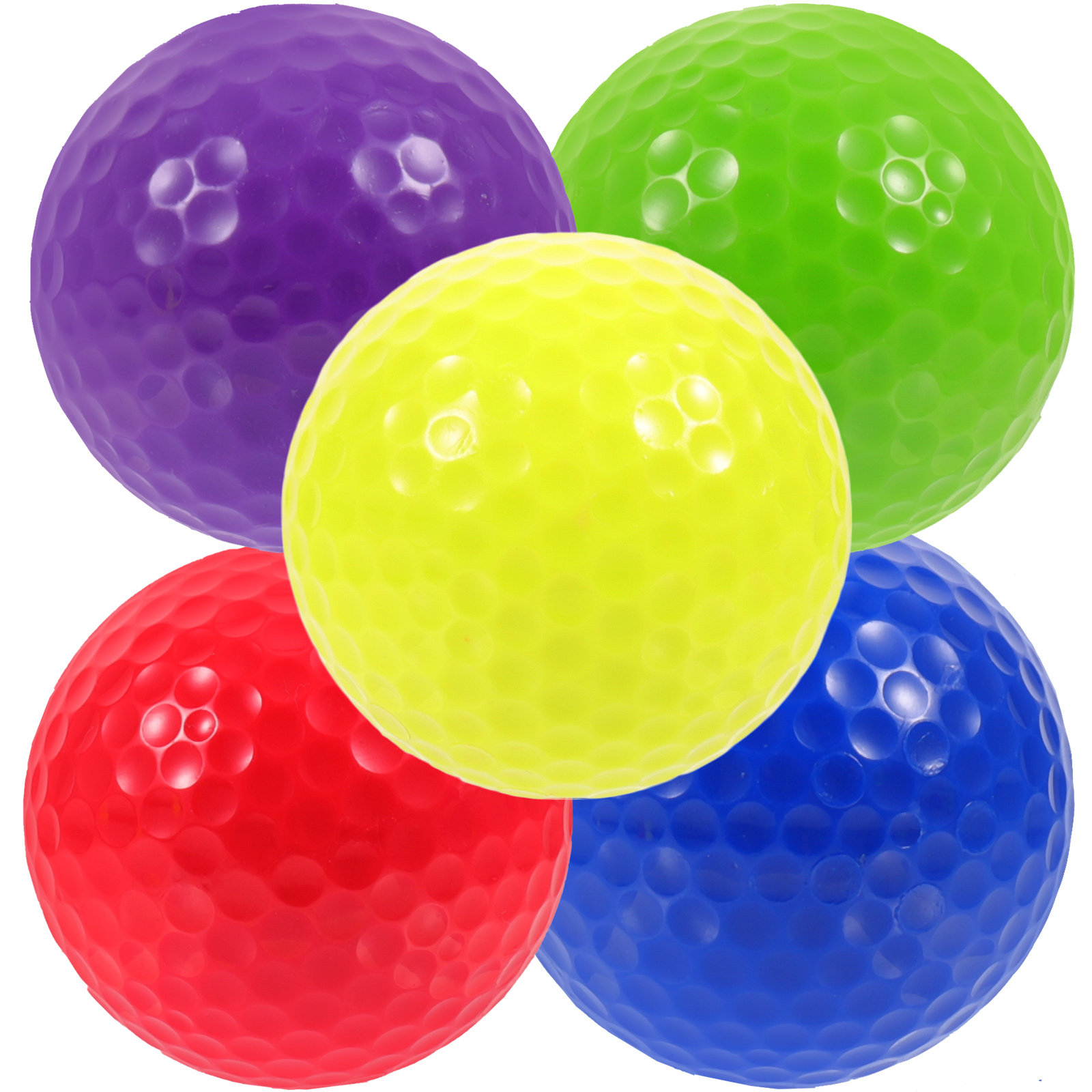 5개 플라스틱 연습용 골프공 컬러 전문가용 이중층 실내 - Practice Equipment For Golf 리뷰 및 가격