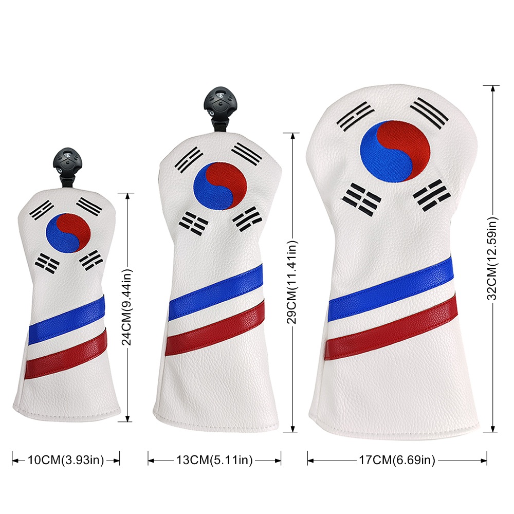 한국 애국 골프 헤드커버 세트 - 독특한 디자인의 아이 - Golf Equipment Suppliers 리뷰 및 가격