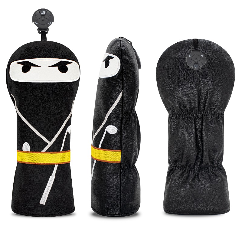 사무라이 패턴 블랙 골프 클럽 헤드 커버 - 내구성 있 - Golf Equipment Suppliers 리뷰 및 가격