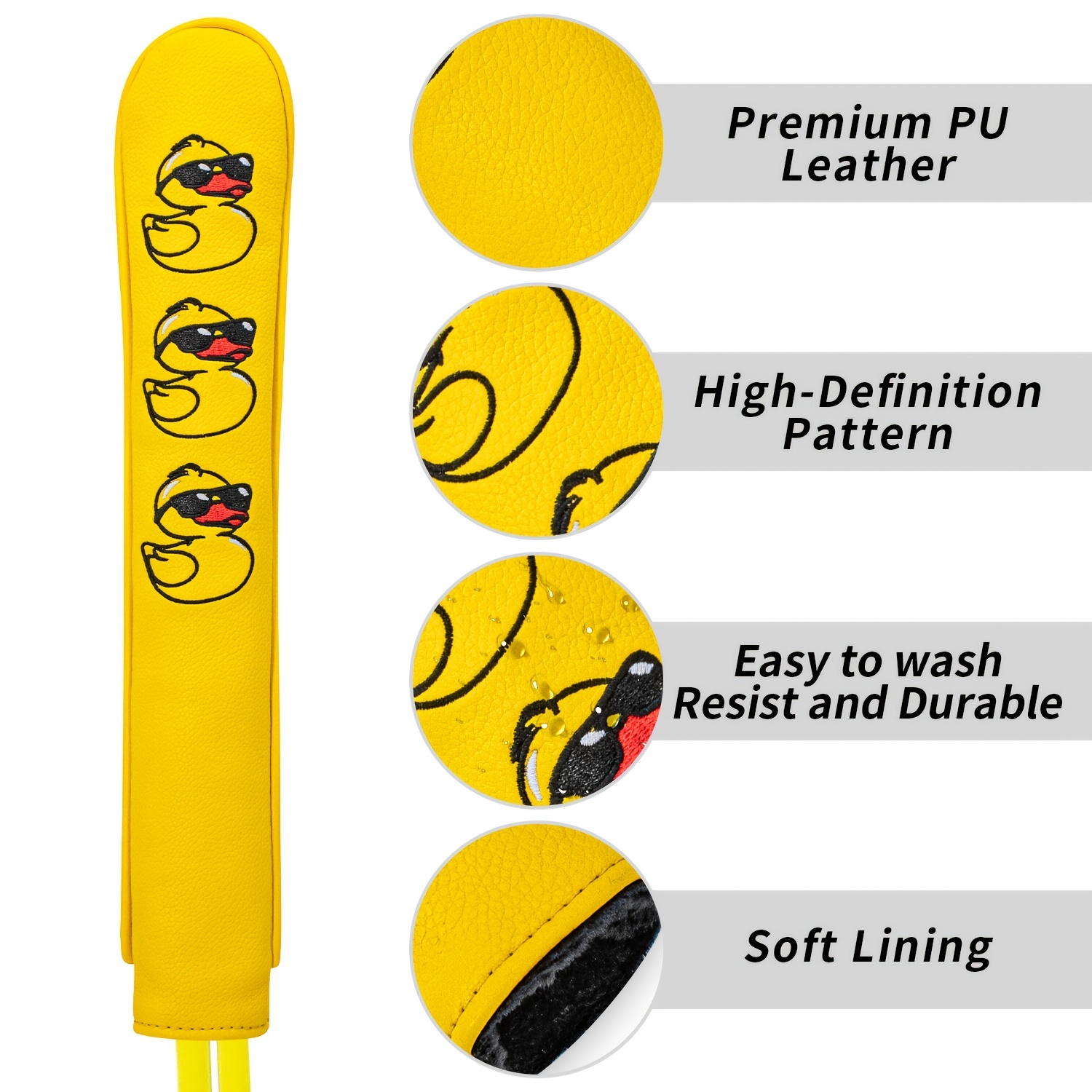 1개의 오리 모양 골프 클럽 헤드 커버(방향 지정 스틱 - Golf Equipment Suppliers 리뷰 및 가격