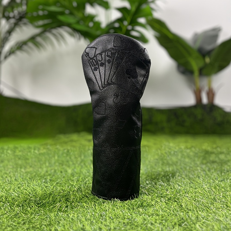 레트로 블랙 포커 골프 클럽 헤드 커버 - 두꺼운 충돌 - Golf Equipment Suppliers 리뷰 및 가격